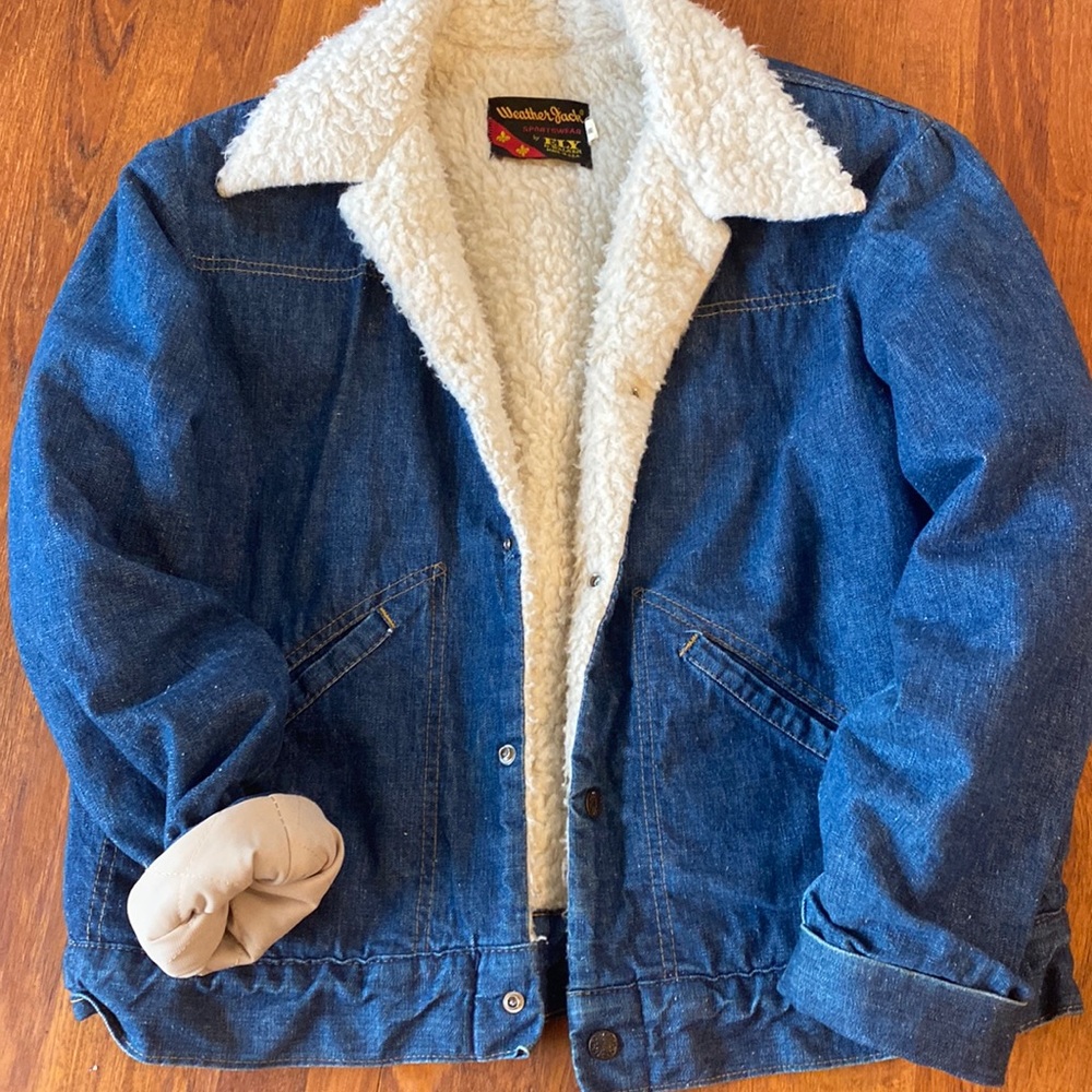 70s Sherpa Jean Jacket